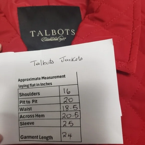 Talbots Quilted Jacket - Picture 12 of 15